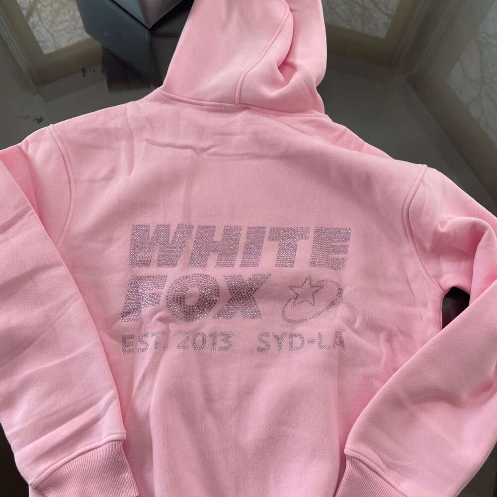 White Fox Always Shining Oversized Hoodie